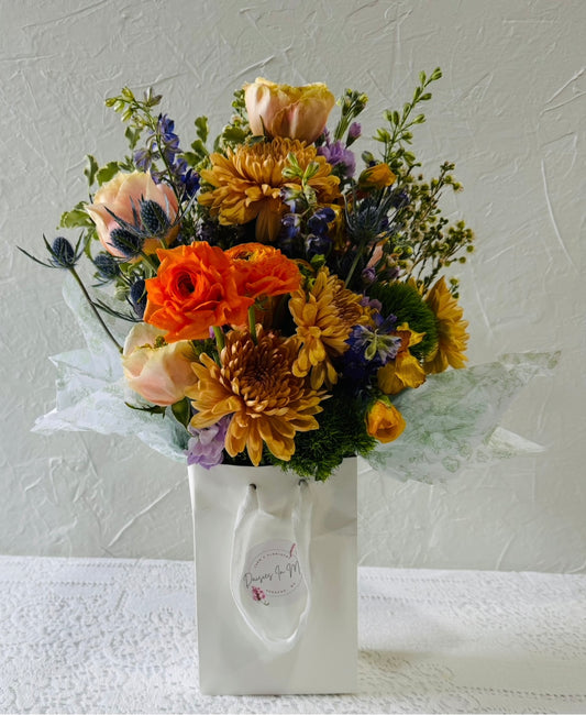 Tote‑Ally Thankful — Thanksgiving Flower Tote